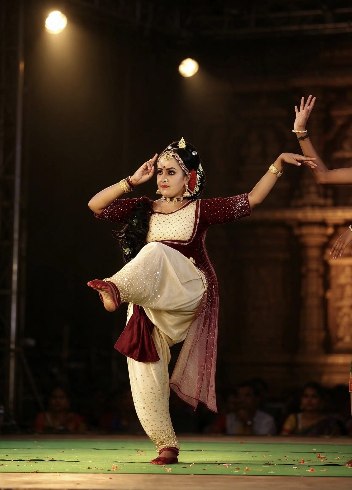 Sruthy Mahima performing
