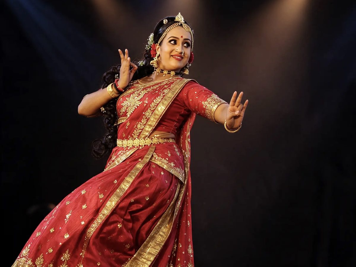 Sruthy Mahima performing