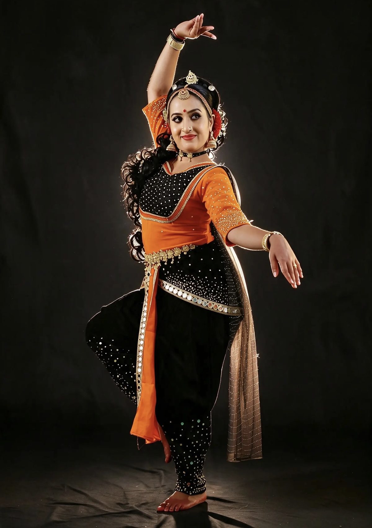 Sruthy Mahima performing